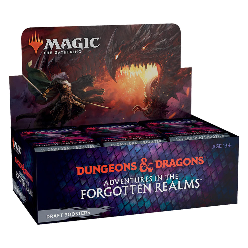 Magic The Gathering AFR booster land card integration supports deck building