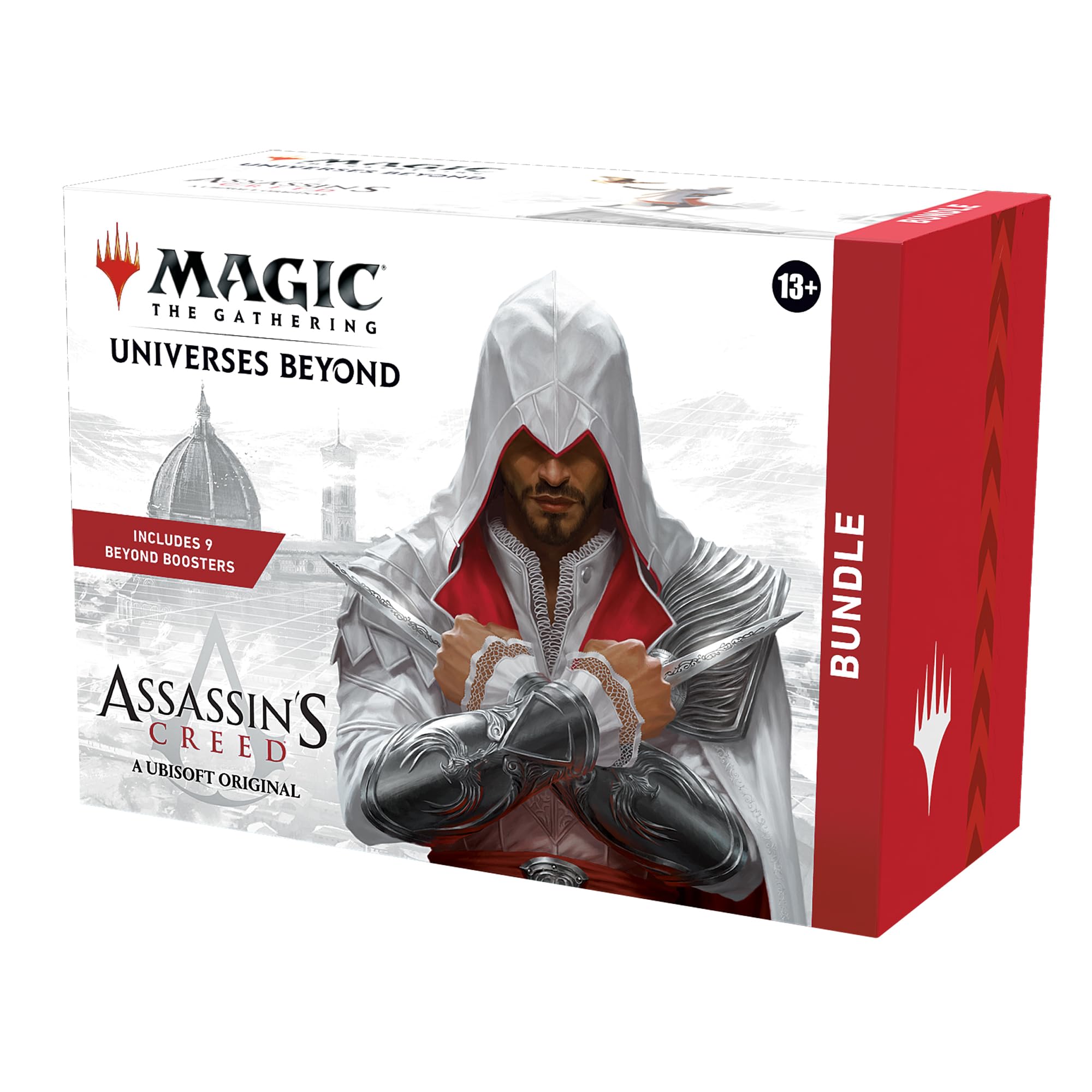 Magic: The Gathering Assassin’s Creed Bundle box and boosters, ideal for expanding a collector’s set.