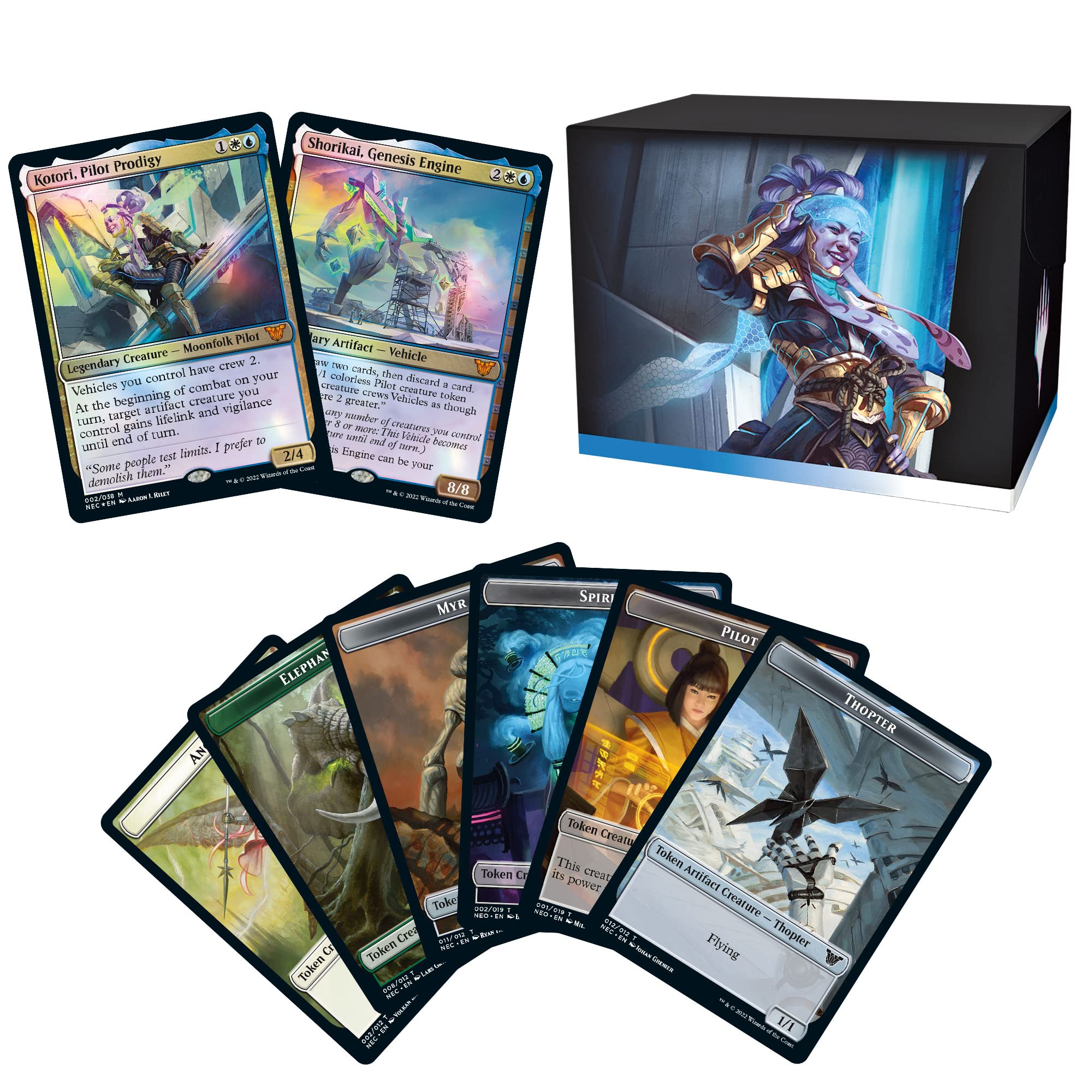 Magic: The Gathering Buckle Up foil-etched display commander close-up showcasing premium art