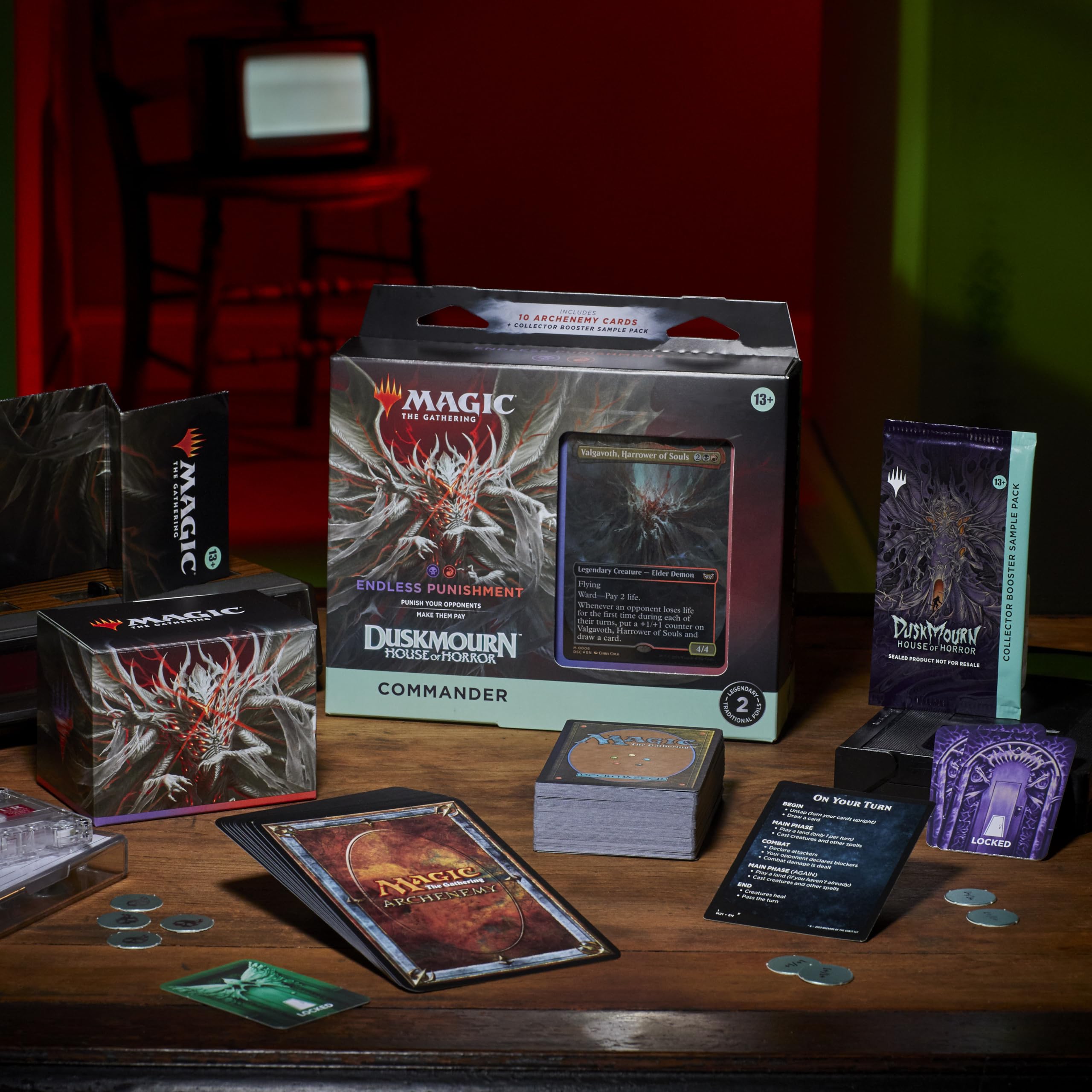 Duskmourn Collector Booster Pack adds rare foil cards.