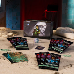 Duskmourn full art lands add dramatic visuals to a deck setup