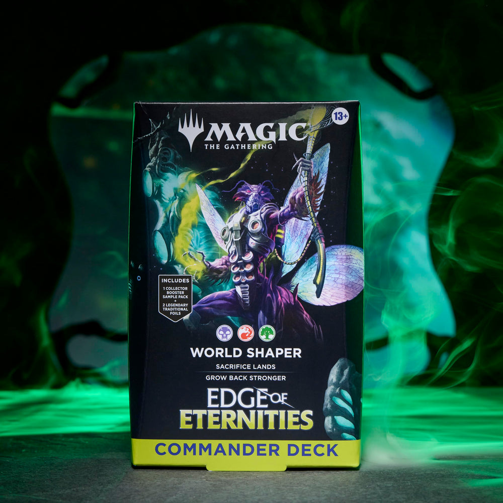 Magic: The Gathering Edge of Eternities Counter Intelligence deck highlighting artifact synergy