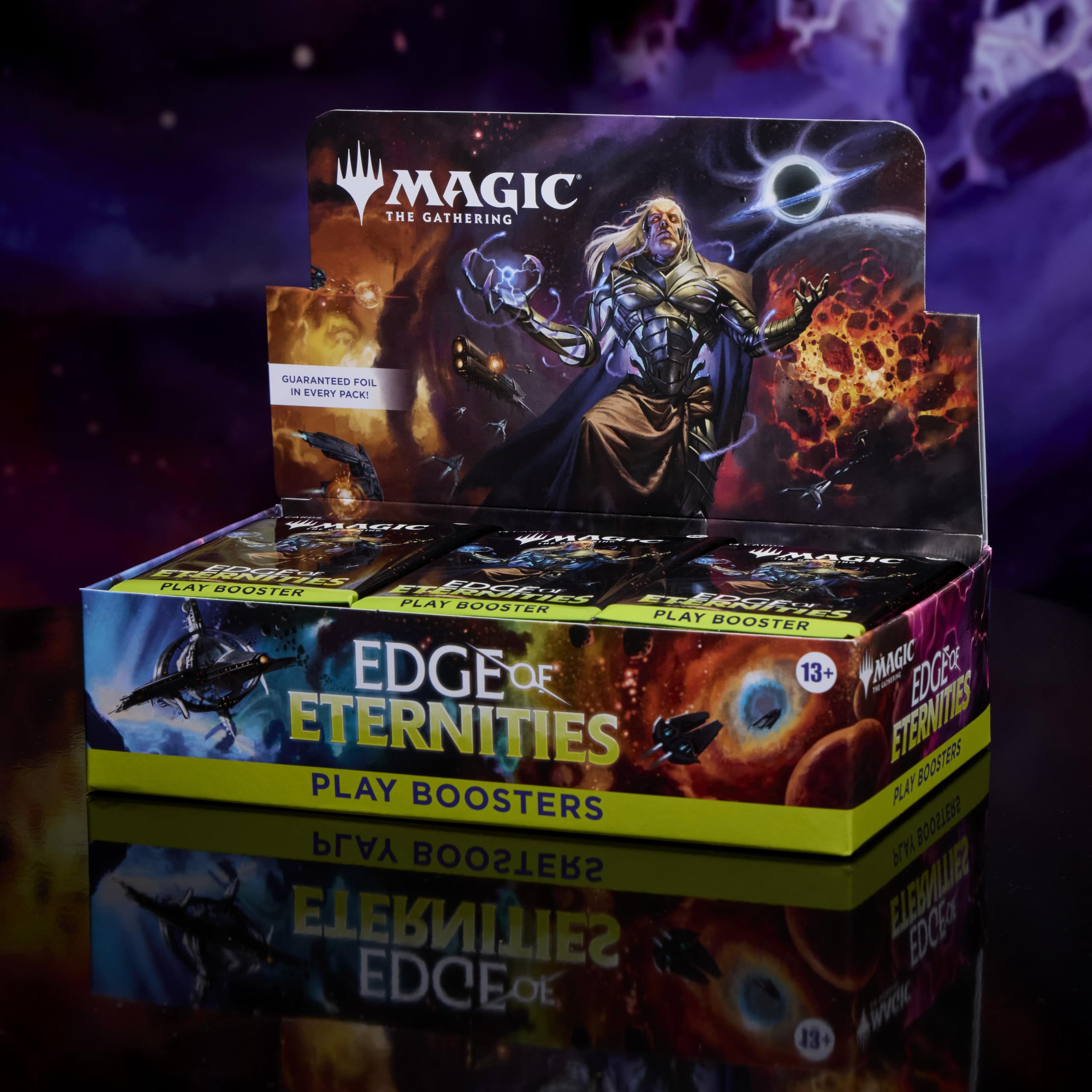 Magic The Gathering Edge of Eternities boosters close up art for inspiration