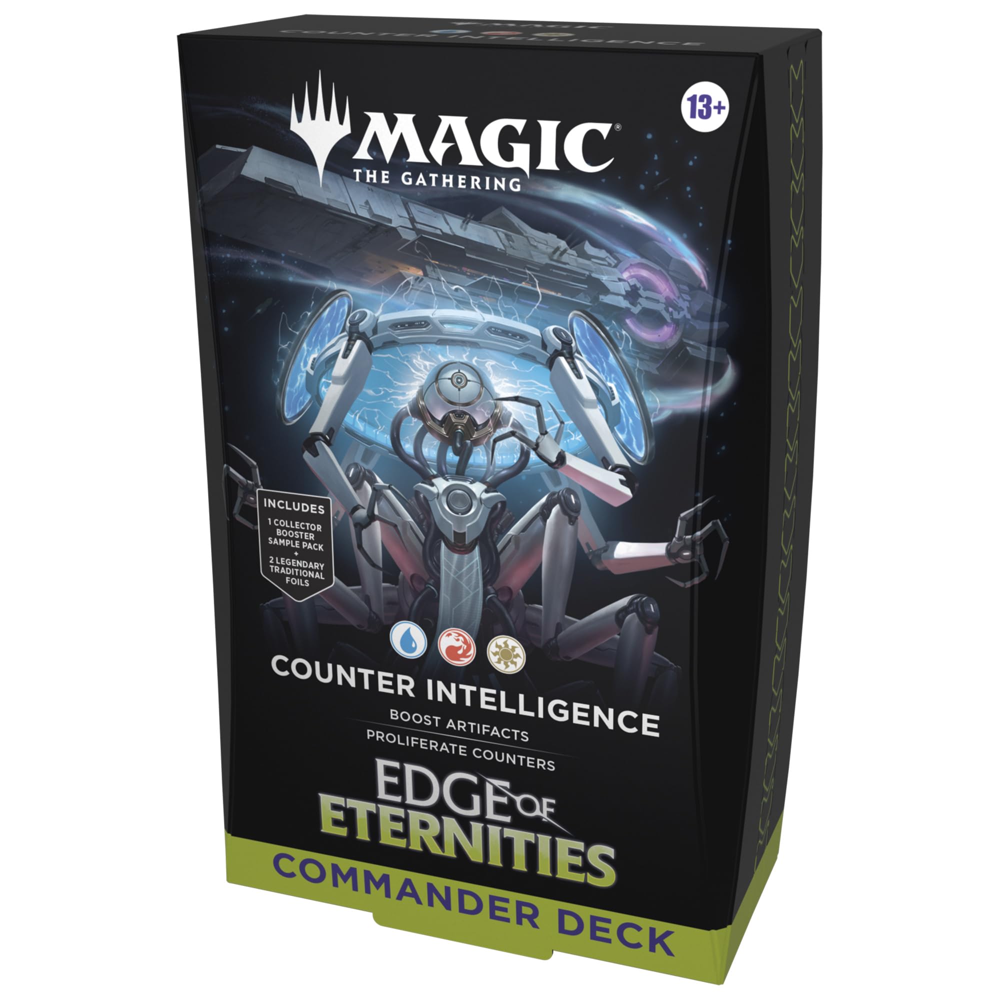 Magic: The Gathering Edge of Eternities deck art with borderless foils for standout battlefield presence