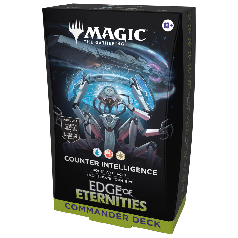 Magic: The Gathering Edge of Eternities deck art with borderless foils for standout battlefield presence