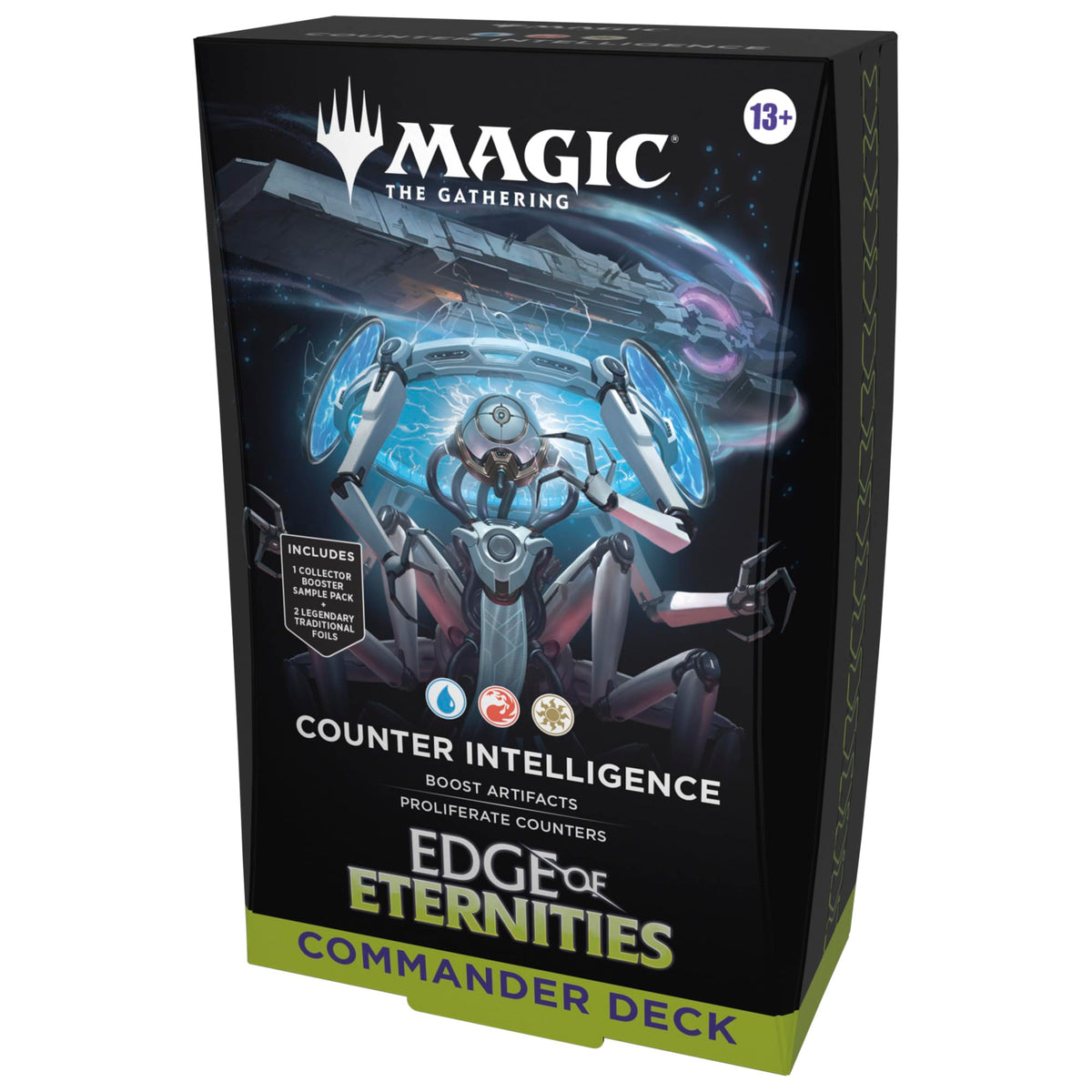 Magic: The Gathering Edge of Eternities deck art with borderless foils for standout battlefield presence