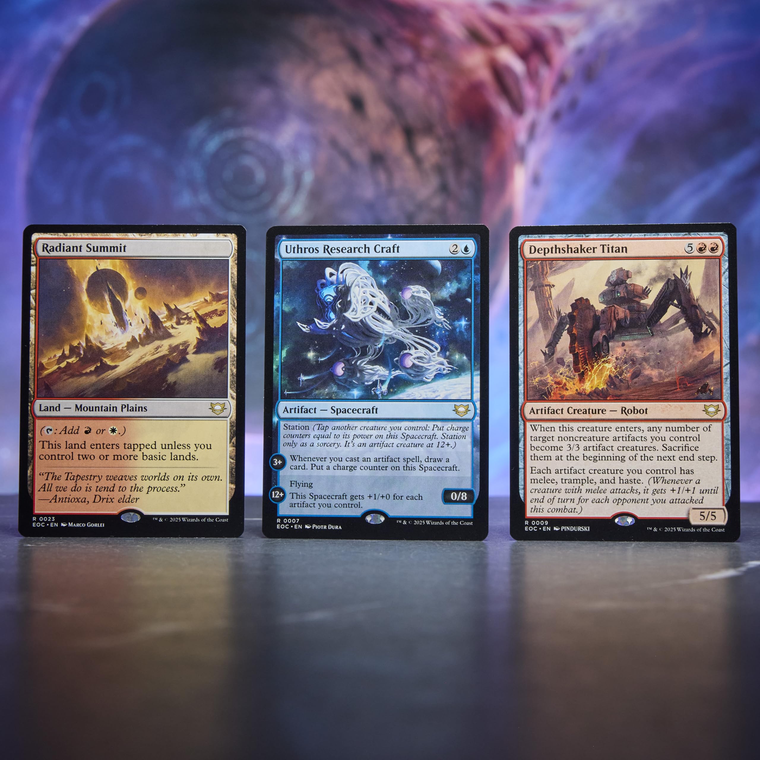 Magic: The Gathering Edge of Eternities token cards included for dynamic counters