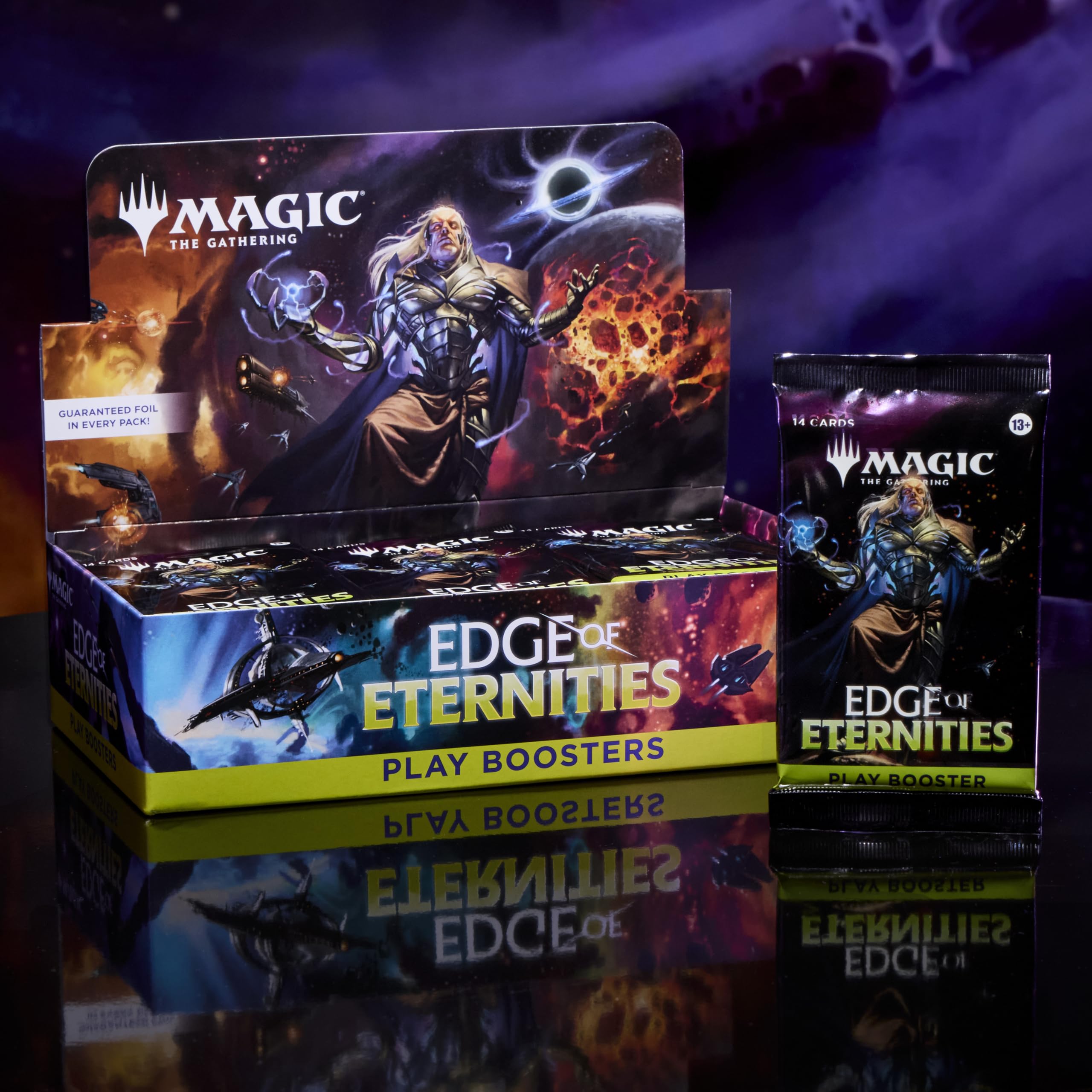 Magic The Gathering Edge of Eternities foil land in pack for value