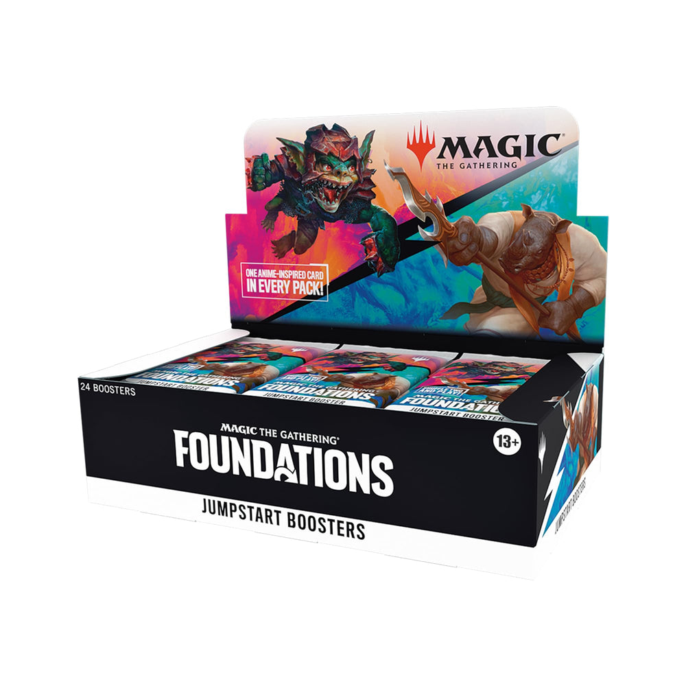 Magic: The Gathering Foundations Jumpstart 2025 box front for quick-start play.