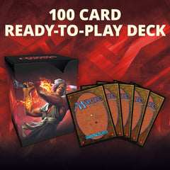 Magic: The Gathering Arm for Battle foil commander in focus, premium card included.