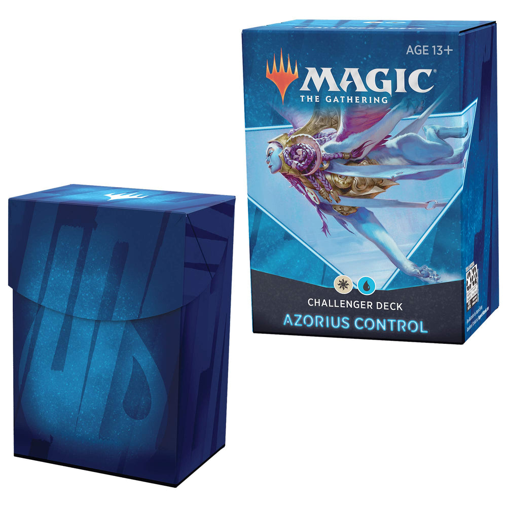 Magic: The Gathering Azorius Control 60-card deck front view ready for play.