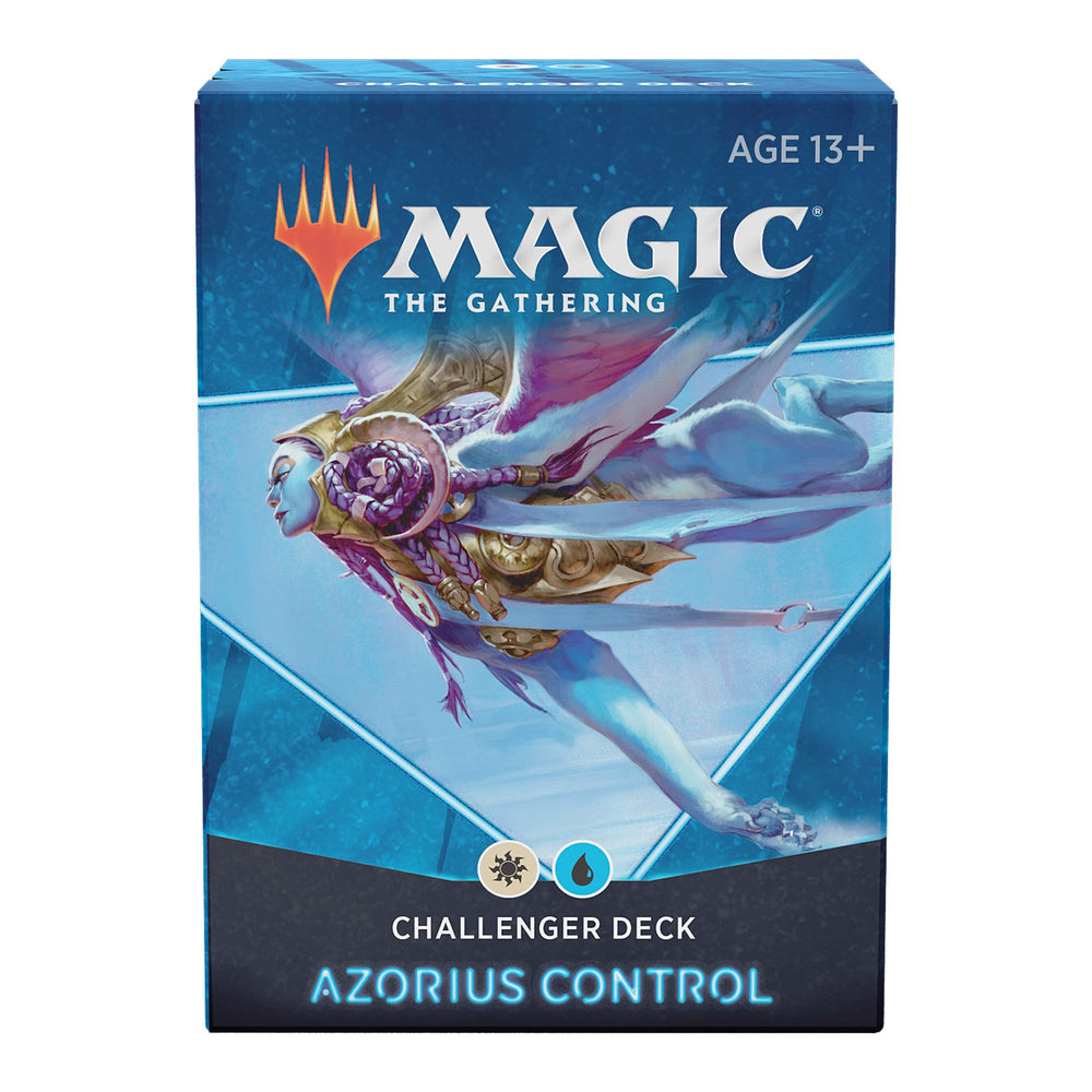 Magic: The Gathering Azorius Control sideboard display enables fast matchup adjustments.