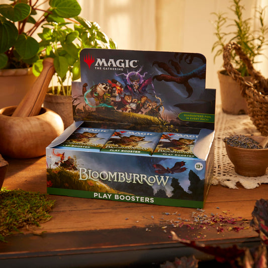 Open booster pack to reveal exciting pulls in Bloomburrow