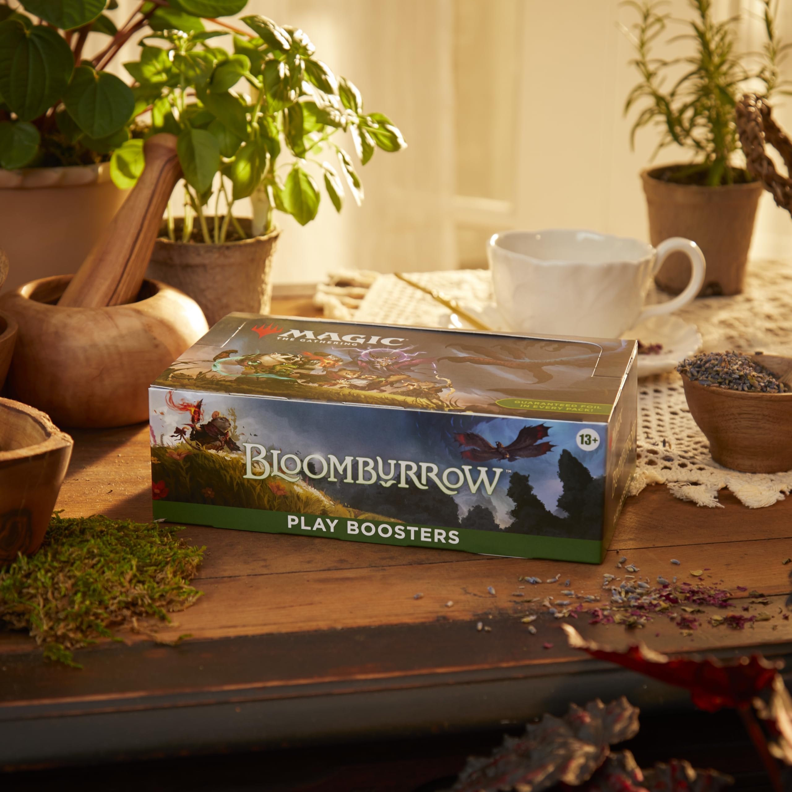 Bloomburrow booster pack view ideal for group play and drafting