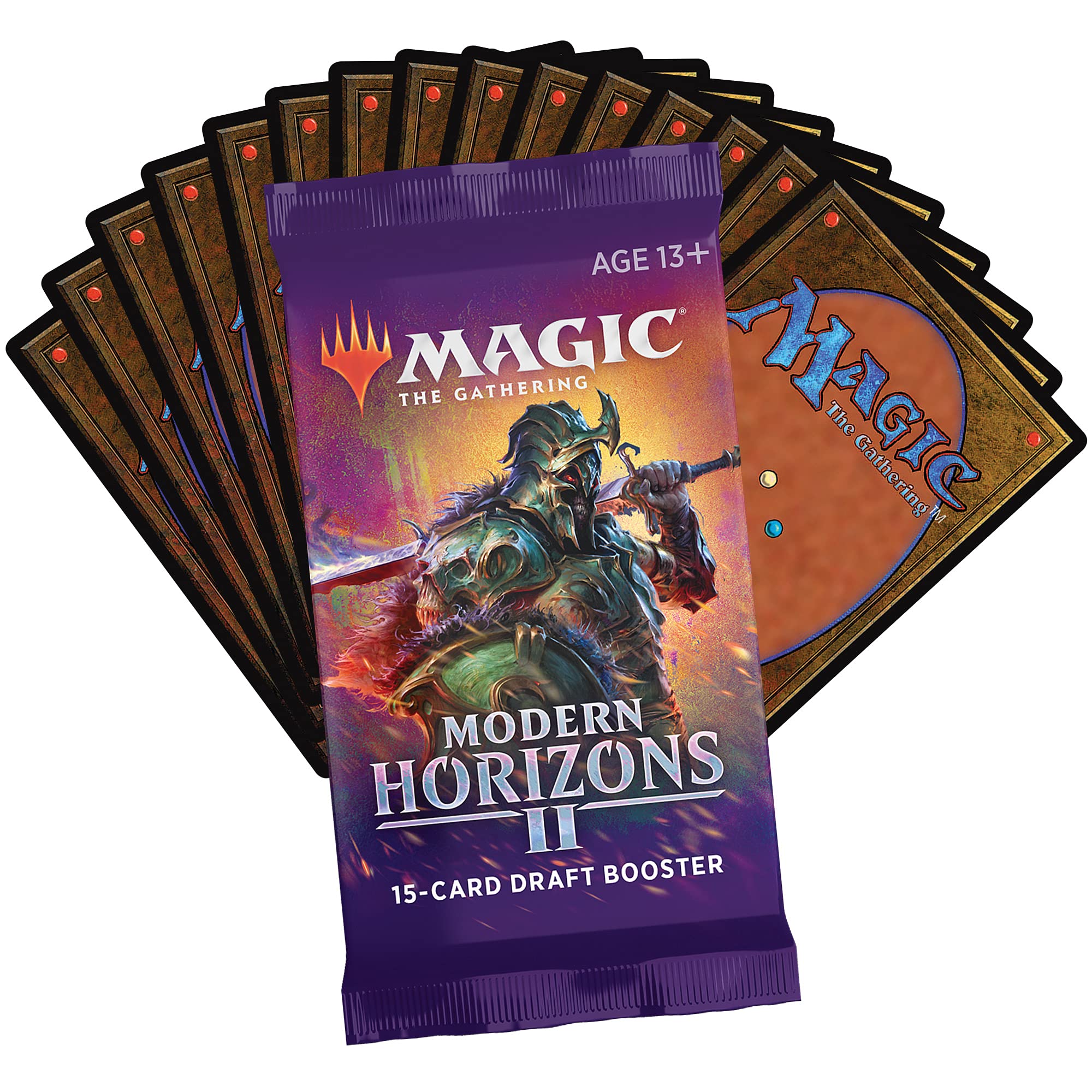 Close-up of new-to-modern reprint cards inside an MH2 draft pack.