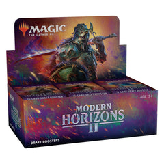 Display featuring mythic rares and sought-after MH2 cards.