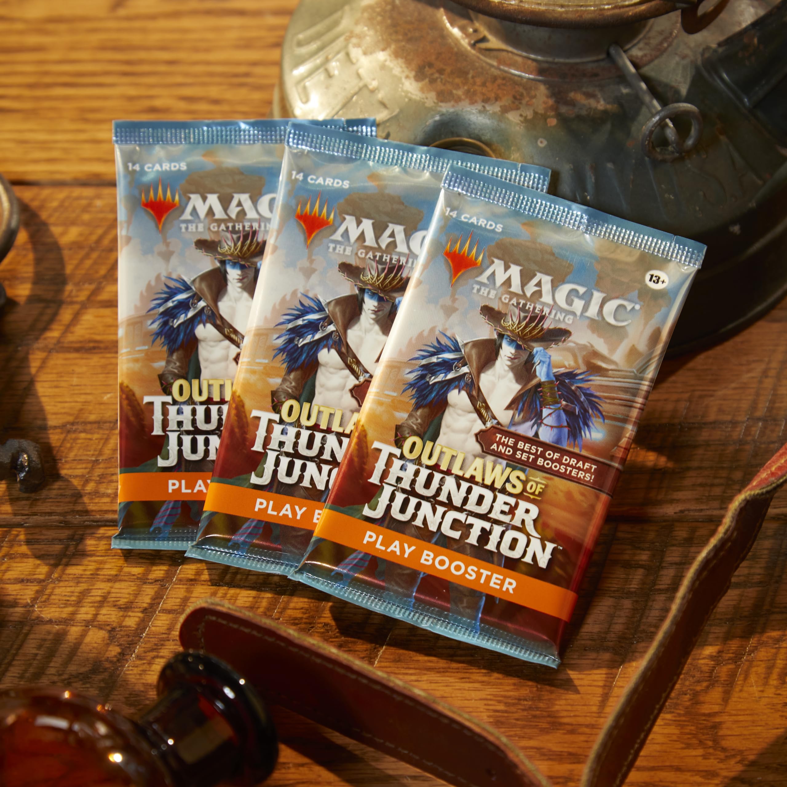 Magic: The Gathering Outlaws of Thunder Junction art card, collectible art piece with display value