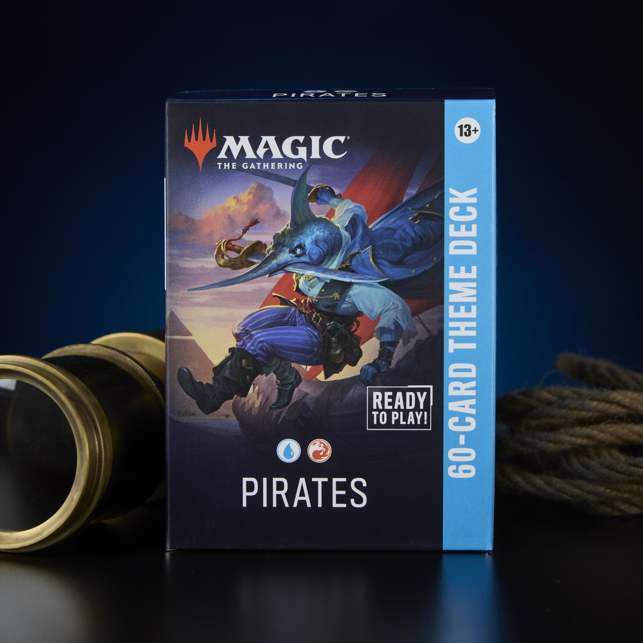Magic: The Gathering Pirates deck back view showing artwork and card layout