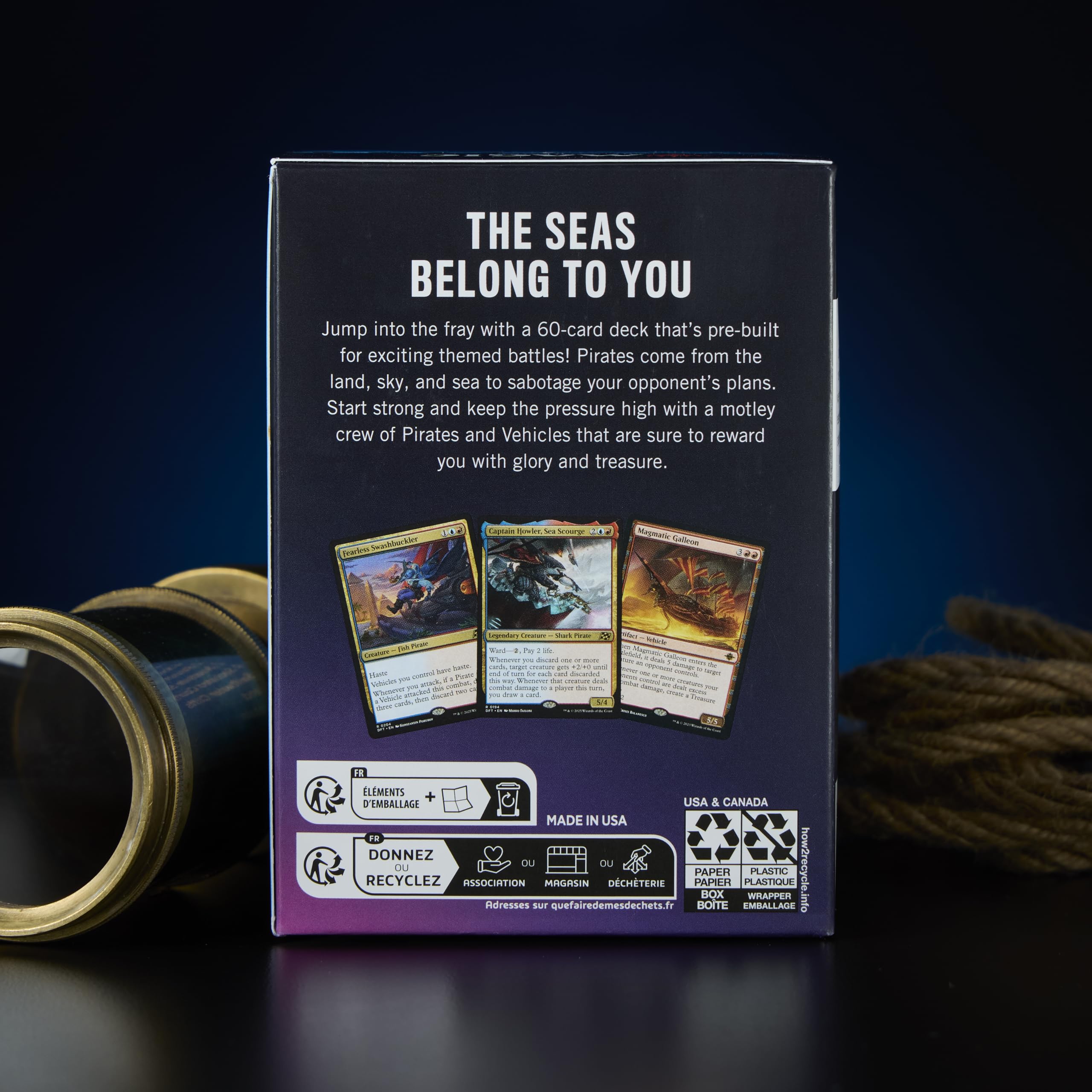 Magic: The Gathering Pirates packaging image showing box and contents