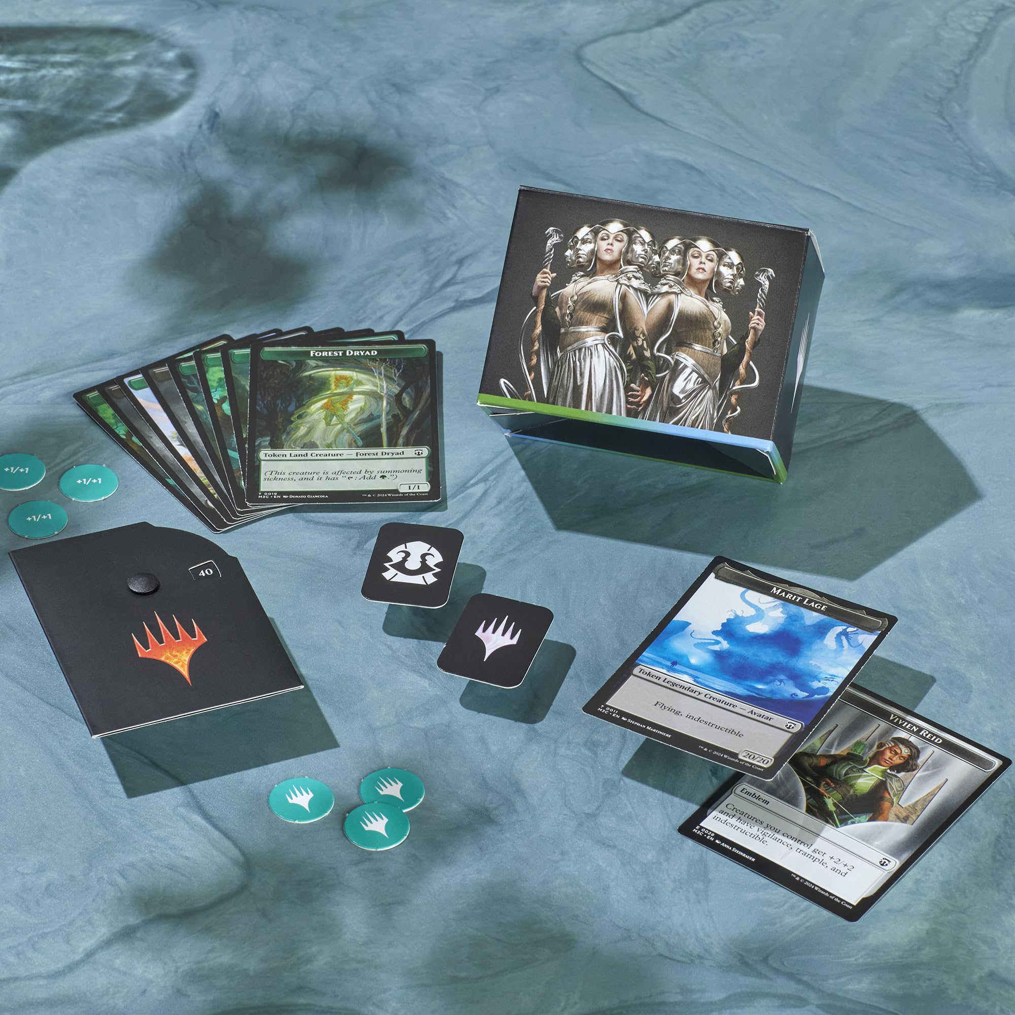 Magic: The Gathering Tricky Terrain life wheel for tracking life totals.