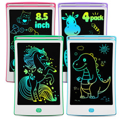 Magic Jimmy 4-Pack LCD Writing Tablet front view for on-the-go doodling and learning