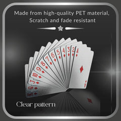 Magic Kiss plastic 52-plus-2 deck ensures durable, smooth shuffles.