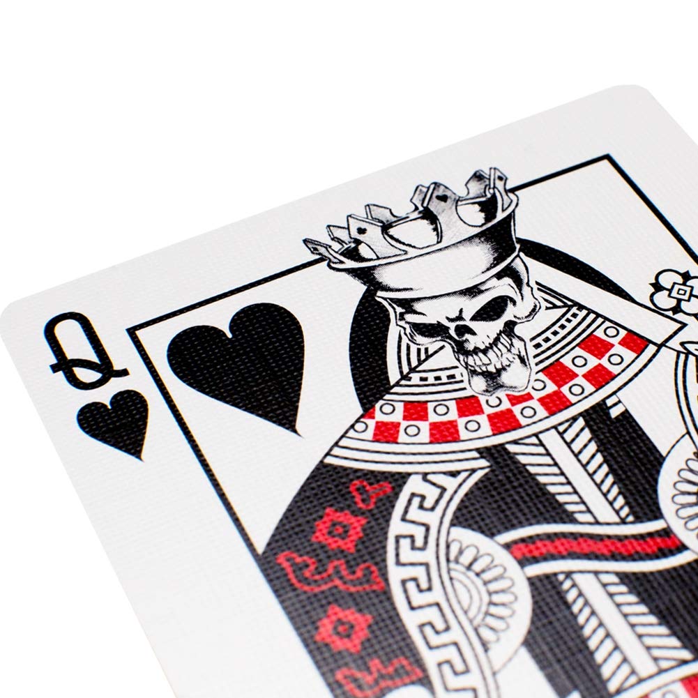 Magic Makers Bicycle Skull Deck offers smooth handling for confident shuffles and spreads