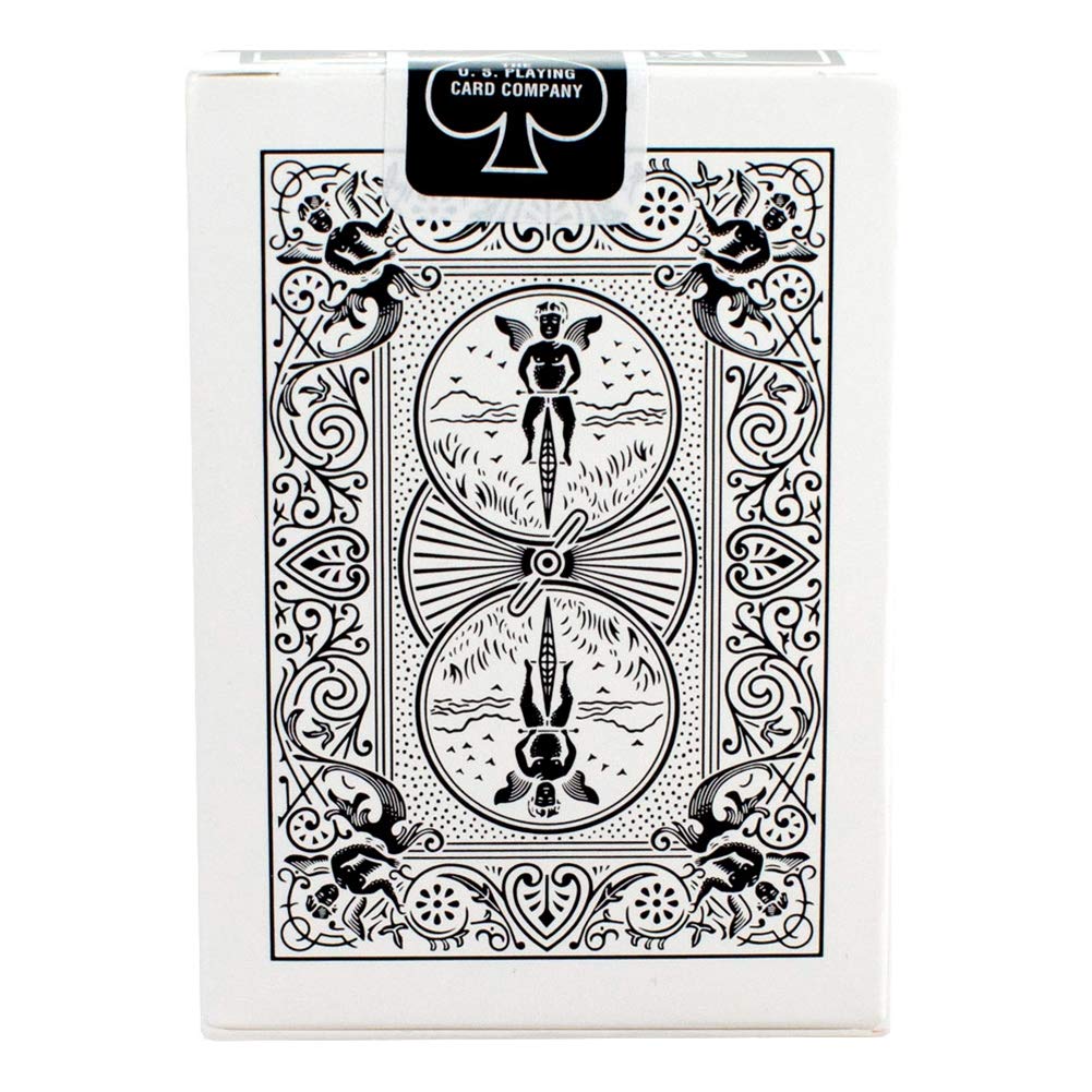 Magic Makers Bicycle Skull Deck bone-white rider backs highlight the unique deck aesthetic