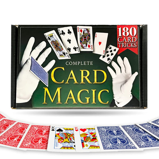 Magic Makers Complete Card Magic cover shows 180 tricks for all skill levels.
