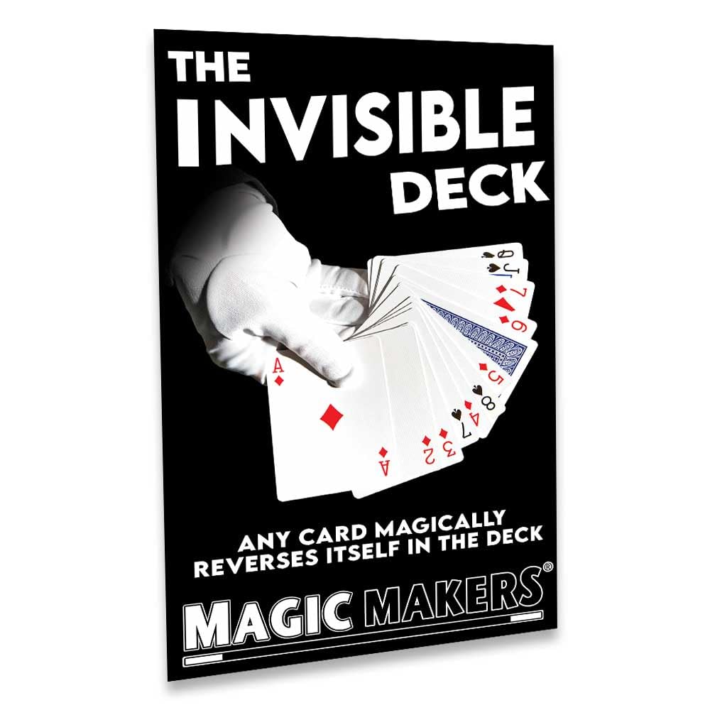 Magic Makers Invisible Deck red deck, online training for quick learning