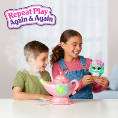 Magic Mixies lamp interior glows as magic unfolds during play.