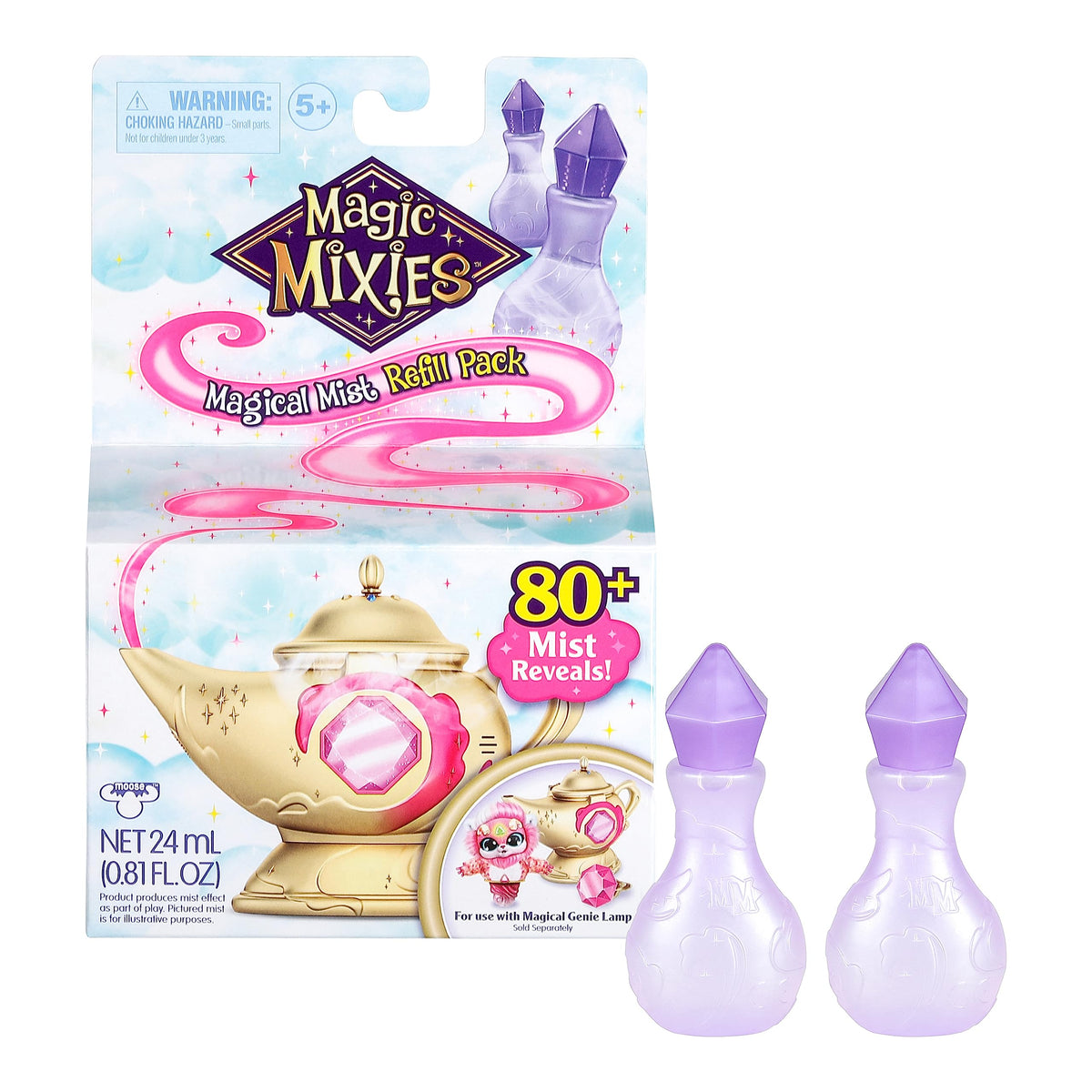 Magic Mixies mist refill pack front view for extended magic moments