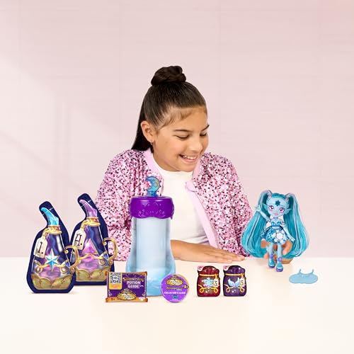 Brushable hair and iridescent fashions invite stylish posing