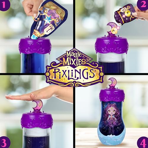 Magic Mixies Pixlings crystal moon topper initiates the reveal sequence