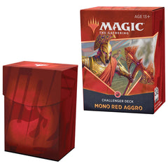 Magic: The Gathering Mono Red Aggro cards close-up showing fast aggression options