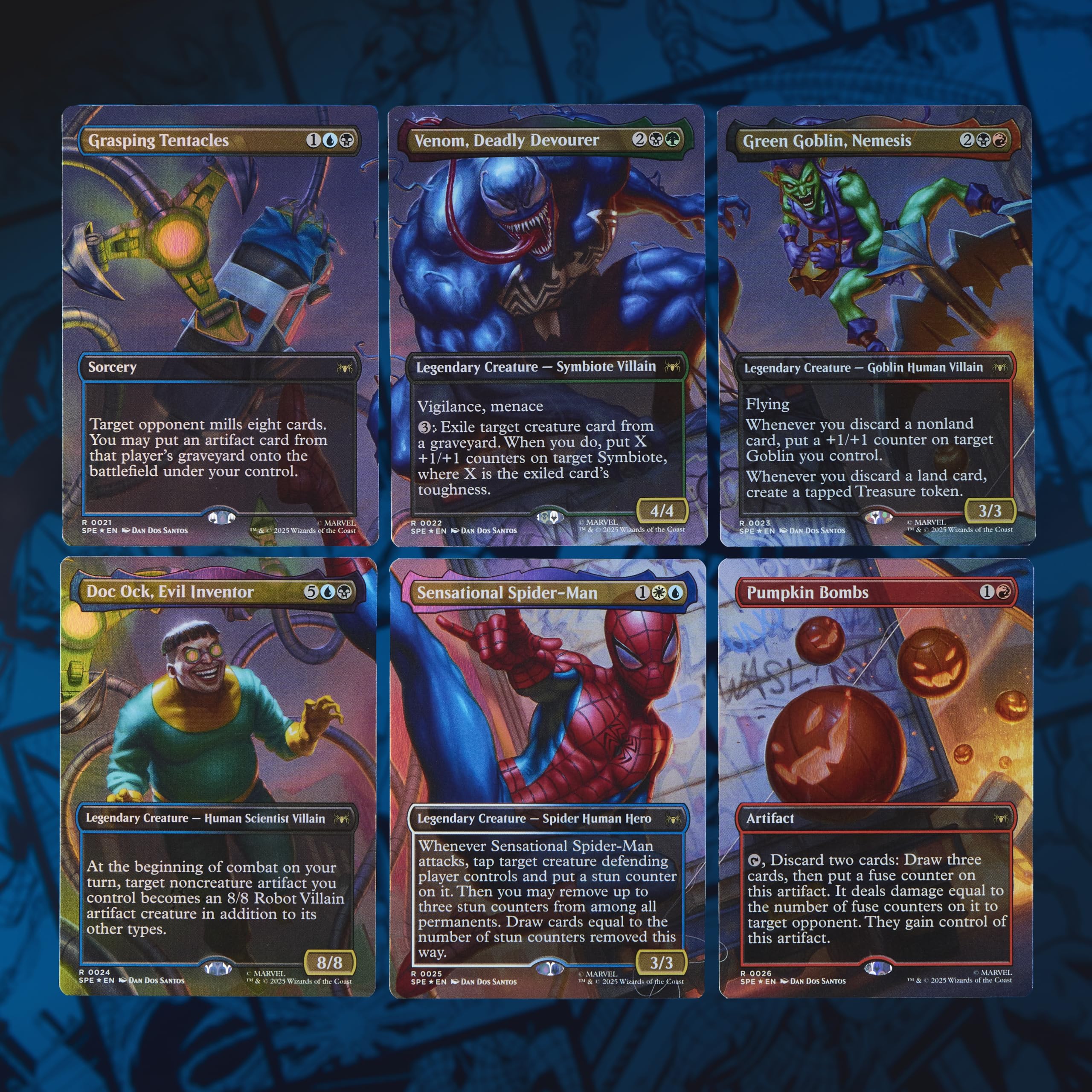 Magic: The Gathering Spider-Man art-only scene card 02, vibrant artwork for exhibit