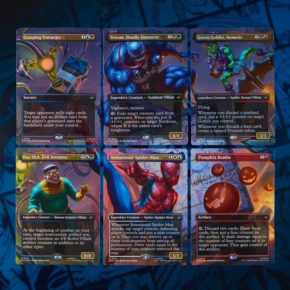 Magic: The Gathering Spider-Man art-only scene card 02, vibrant artwork for exhibit