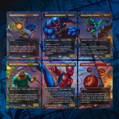 Magic: The Gathering Spider-Man art-only scene card 02, vibrant artwork for exhibit