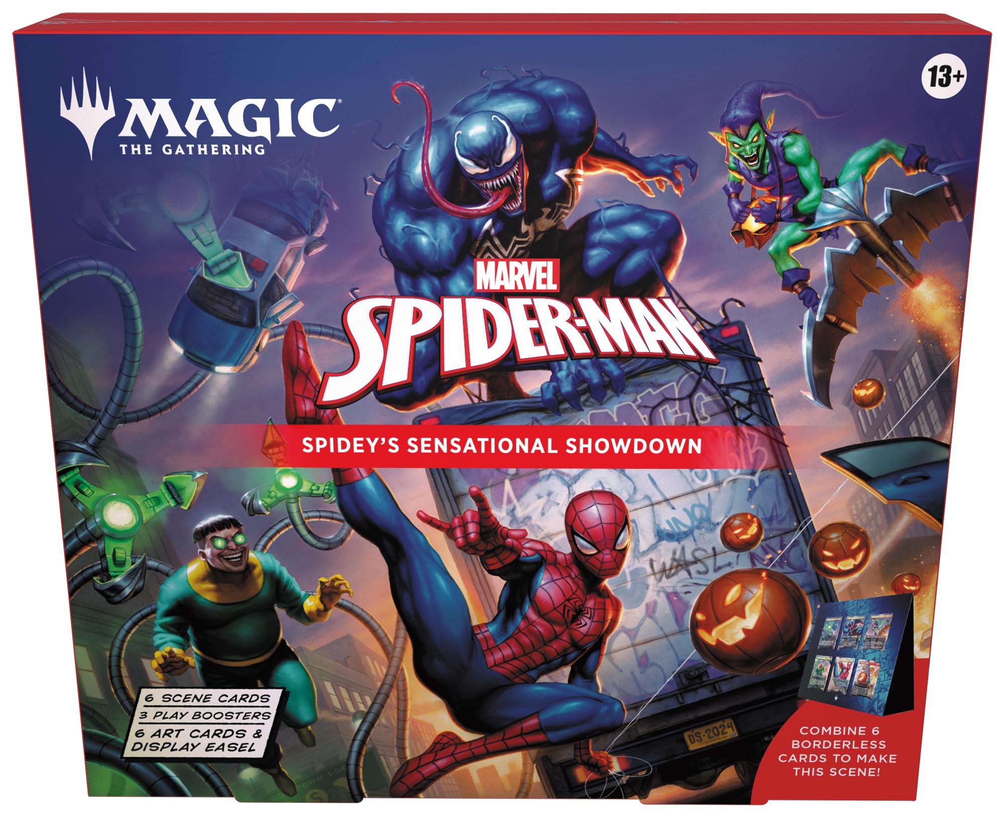 Magic: The Gathering Spider-Man Scene Box cover image, ideal for display and collection