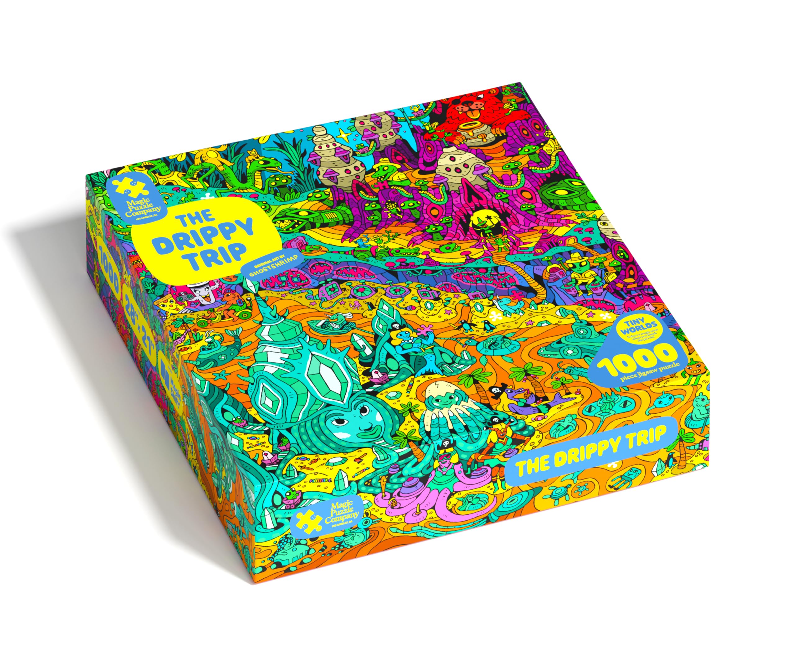 Magic Puzzle Company Drippy Trip cover art invites curious puzzlers to begin.