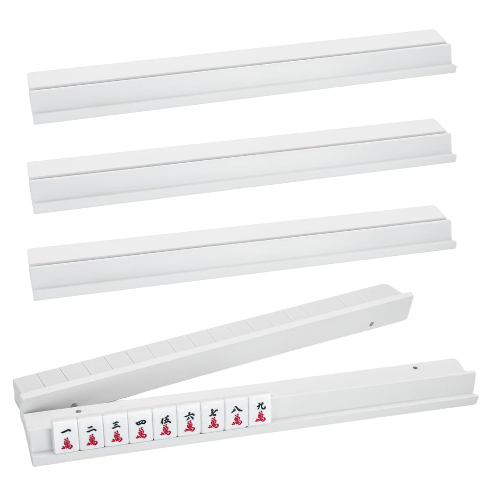 Magic Sewing Machine mahjong rack assembly shows sturdy pine construction for durable play.