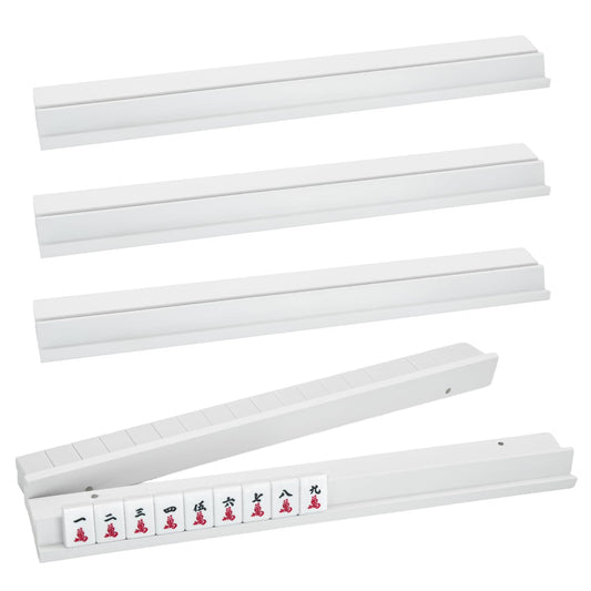 Magic Sewing Machine mahjong rack assembly shows sturdy pine construction for durable play.