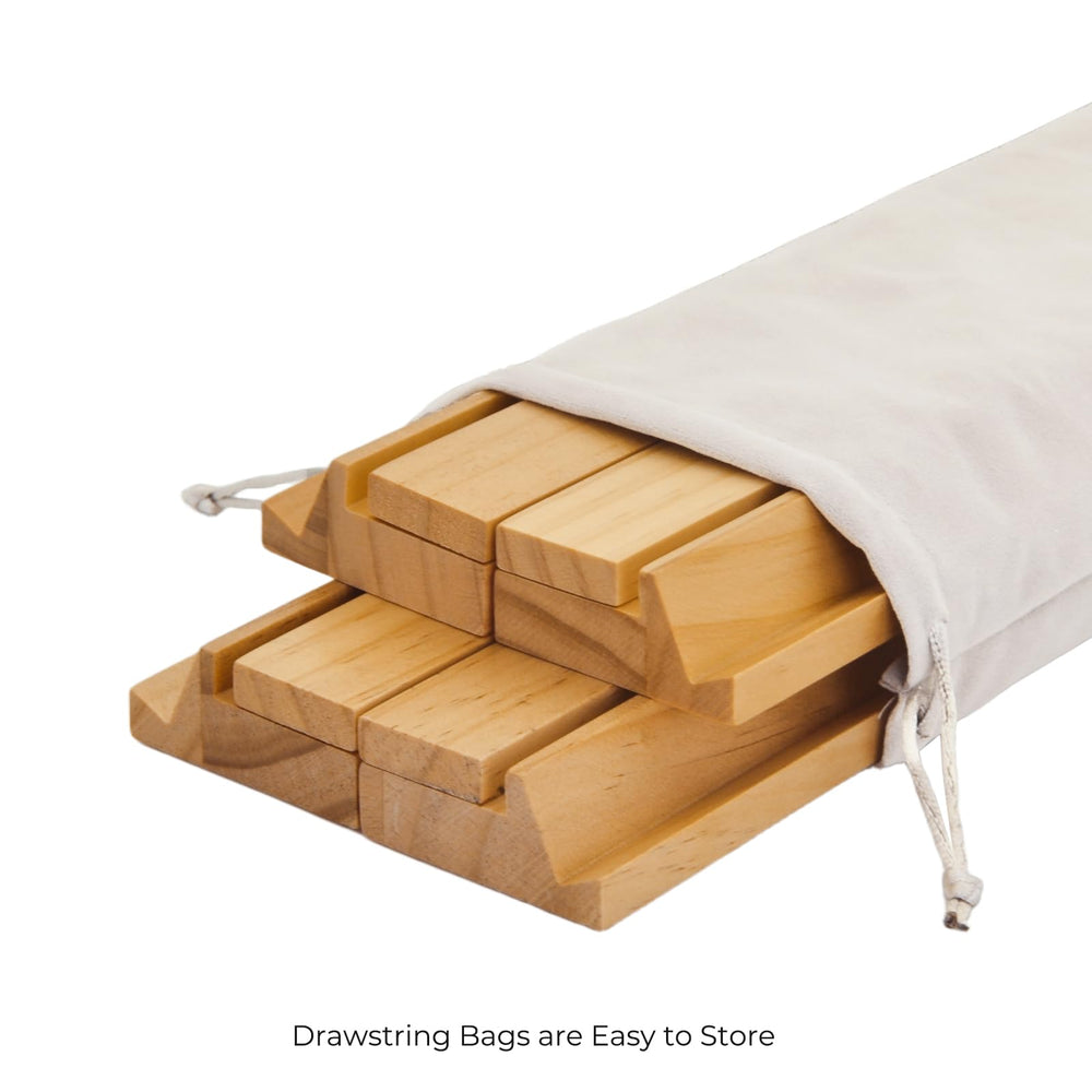 Magic Sewing Machine 4-piece set with plush velvet storage bag for transport.