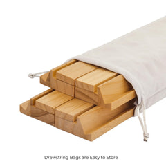Magic Sewing Machine 4-piece set with plush velvet storage bag for transport.