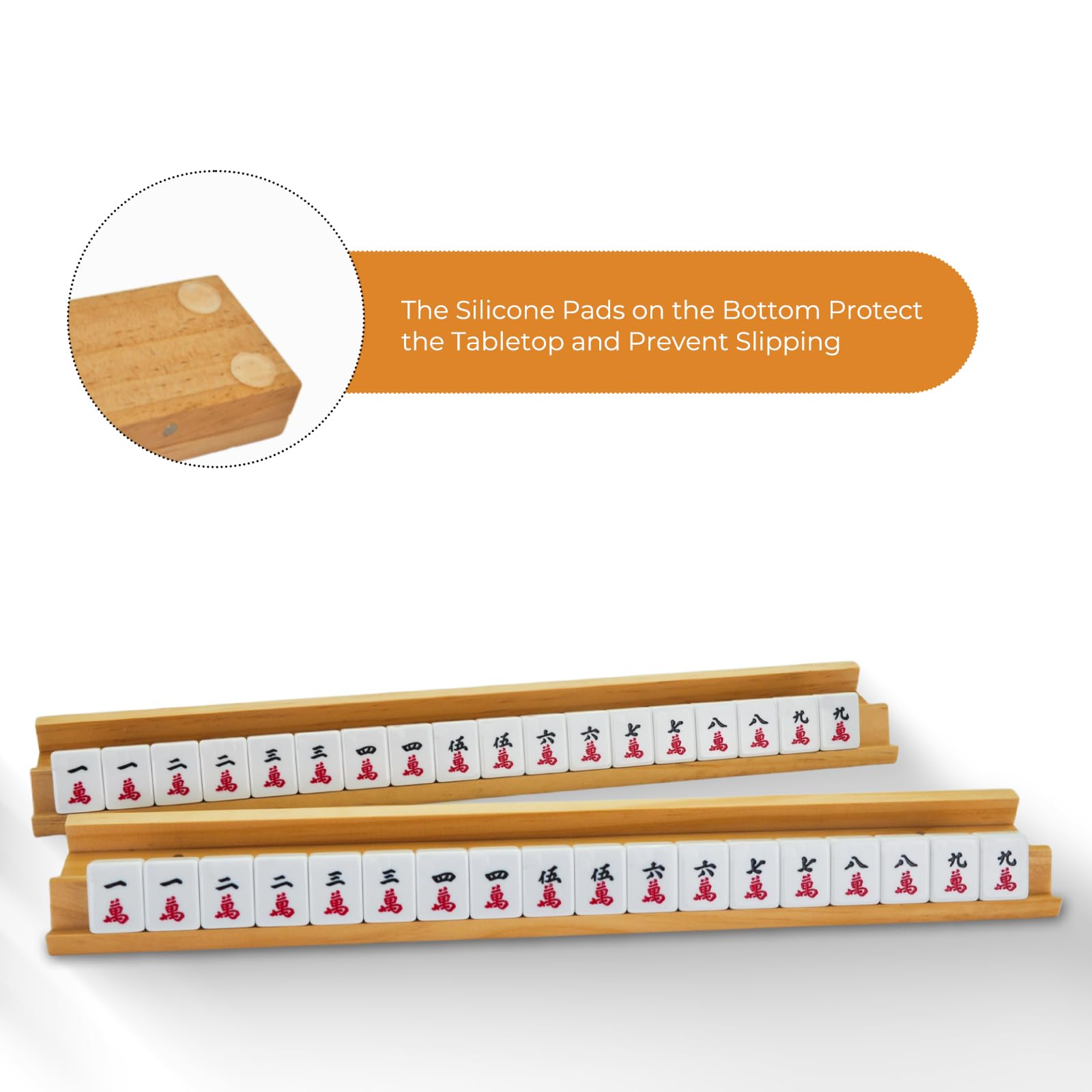 Magic Sewing Machine natural pine wood finish adds warmth and sophistication to game nights.
