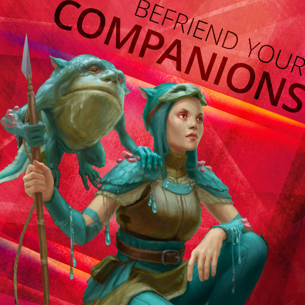 Magic Symbiotic Swarm IKO deck box keeps cards organized for smooth on-table play.