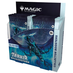 Magic Tarkir Dragonstorm Collector Booster Box front view, ideal for display