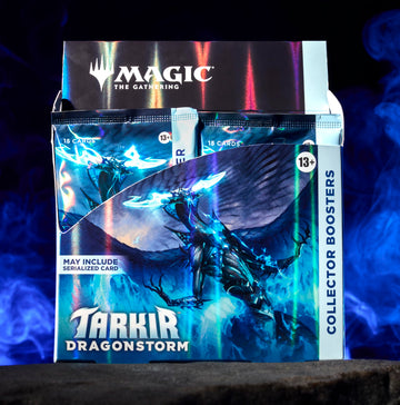 Magic Tarkir Dragonstorm booster pack opened, revealing foil cards and vivid artwork