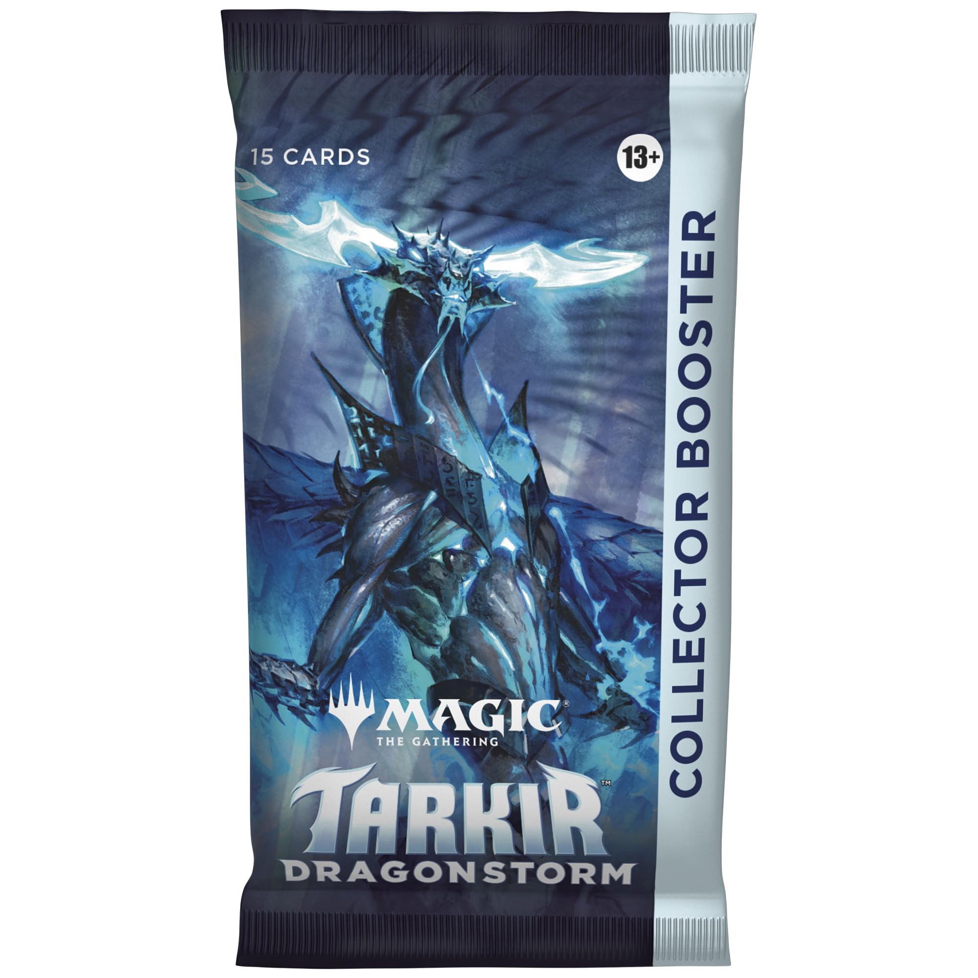 Magic: The Gathering Tarkir Dragonstorm Collector Booster, showcasing rare cards and foil finishes for collectors.
