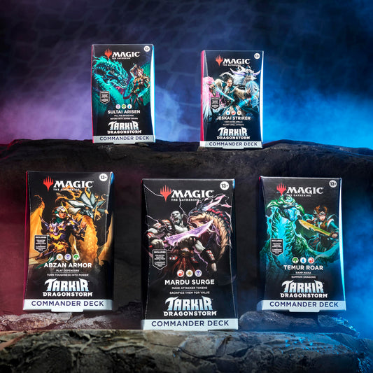 Magic Tarkir Dragonstorm Jeskai Striker deck delivering fast spell aggression.